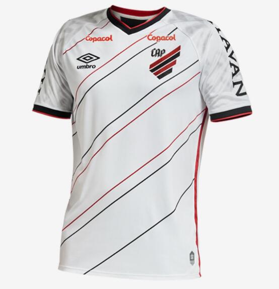 Club Athletico Paranaense Away White Soccer Jersey Shirt 2020/21